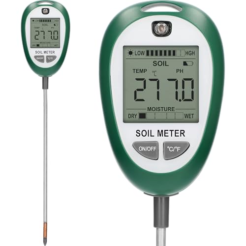 BROWIN® Elektronischer 4-in-1 Bodentester – Präzise Messung von pH-Wert, Feuchtigkeit, Temperatur und Lichtintensität für gesunde Pflanzen BROWIN® Elektronischer 4-in-1 Bodentester – Präzise Messung von pH-Wert, Feuchtigkeit, Temperatur und Lichtintensität für gesunde Pflanzen
