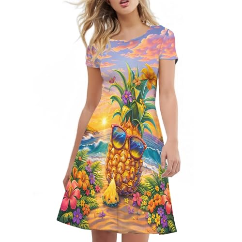 Image of Forchrinse Native Aztec Style Black White Geometric Women's Midi Dress Casual Long Dress Round Neck Swing Dress