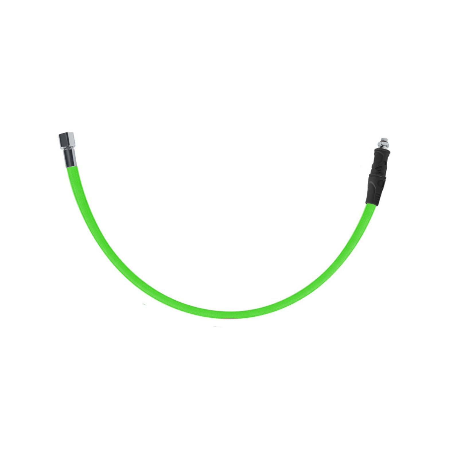 Tubo Regolatore Immersione Tubo Frusta Scuba Tubazione Subacquea Flessibile con Connessioni Filettate Resistenti E Curvatura Elastica Anti Strozzatura, Verde, 75cm