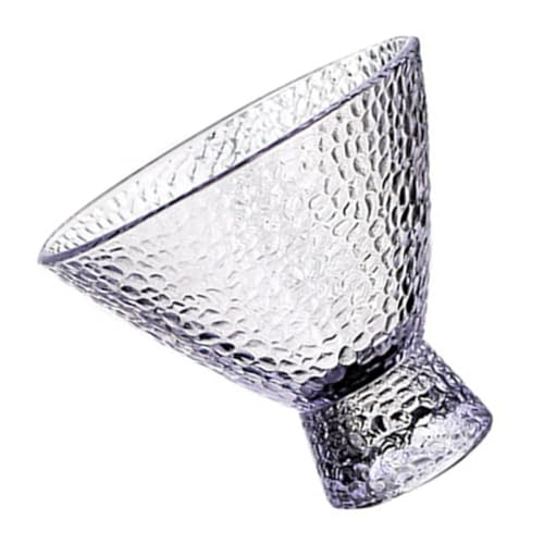 Copa de Martini de vidrio de 230ml transparente con líneas finas 2