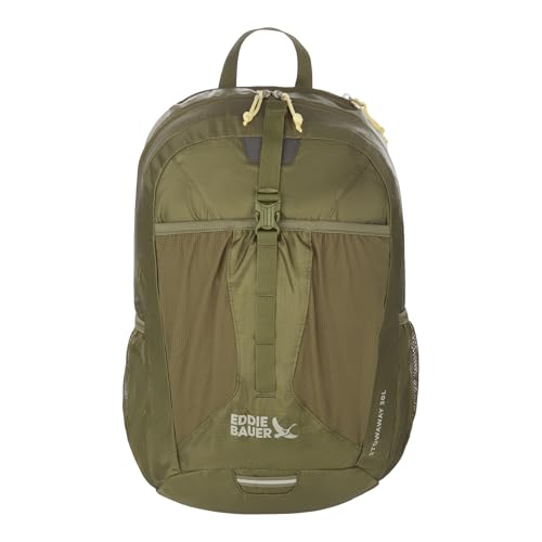 Image of Eddie Bauer Stowaway Packable Backpack | Travel | Outdoor | Lightweight | Foldable | Durable | Ripstop Polyester | 30L - Irish Green