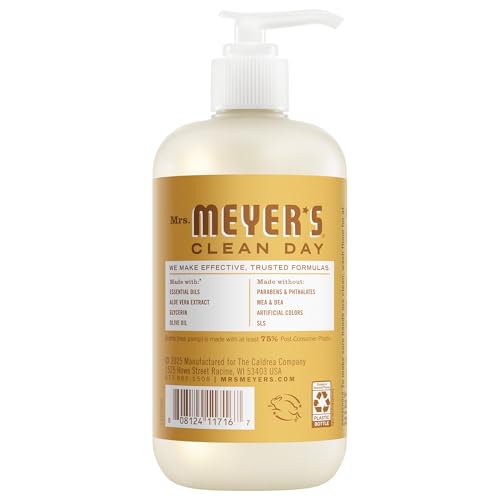Image of MRS. MEYER'S CLEAN DAY Hand Soap, Honeycomb Scent, 12.5 Fl Oz Bottle