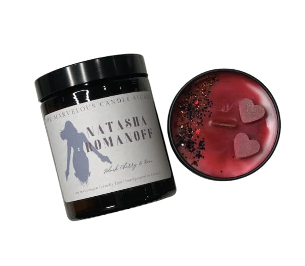 Natasha Romanoff Soy Wax Candle | Black Widow | Marve Gifts | Aromatherapy | Manifestation | Shifting | Marve Gifts for Women & Men