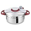   Tefal-P4620733-Clipso-Minut-Perfect-Pressure-Cooker-Garb-Basket-and-Timer-6L-Stainless-SteelWhiteRed