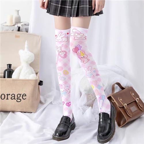 2 Pairs Kawaii Lolita Women's Patterned Tights with Design Velvet Pantyhose Cosplay Stockings4