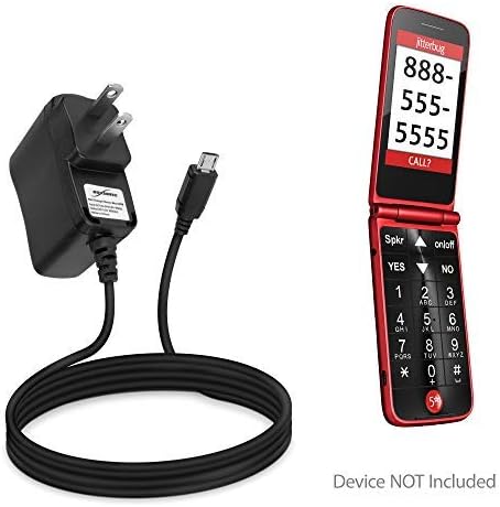 BoxWave Charger Compatible with Jitterbug Flip - Wall Charger Direct (5W), Wall Plug Charger for Jitterbug Flip, Jitterbug Flip, Lively, Smart2