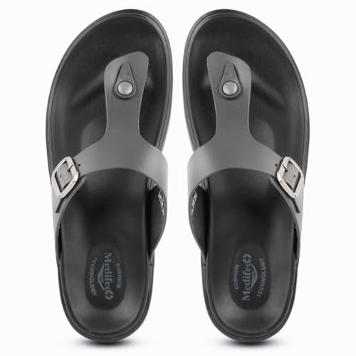 Image of Franky Men's Comfort Slides | Orthopedic Open Toe Sandals with Soft Sole