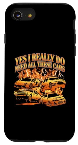 Yes I Really Do Need All These Cars �ʔ����J�[�S���J�j�b�N �X�}�z�P�[�X iPhone SE (2020) / 7 / 8 �p