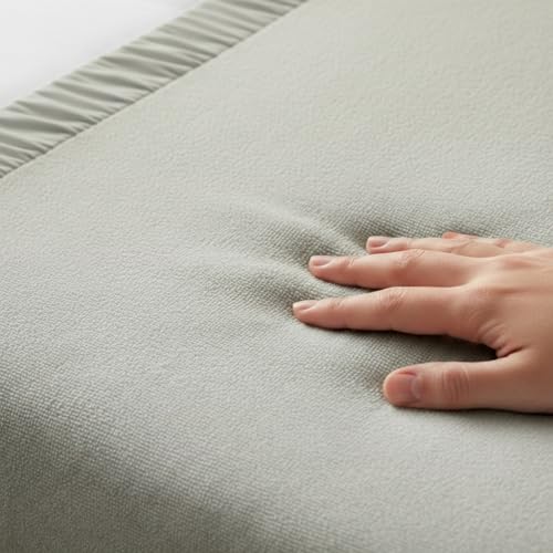 Image of Naksh Mattress Protector King Size Cotton (72x78x10 Inch Drop), Grey | Fitted Elastic Waterproof Bed Protector | Soft Absorbent Terry Fabric | Heavy Quality | Leak & Spill Protection