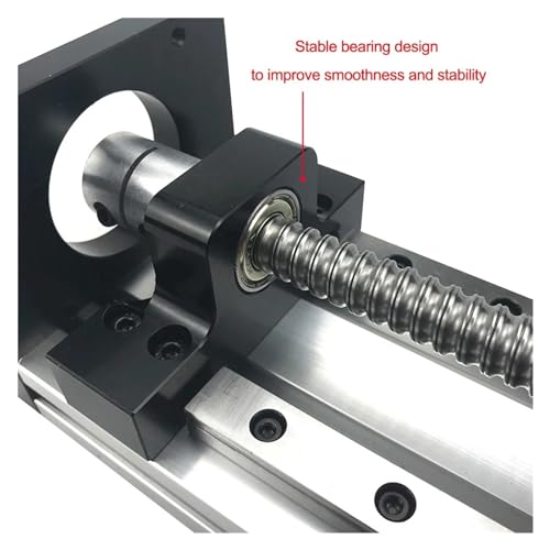 Carril lineal MGR12 con tornillo de bola para eliminar vibraciones en eje Z 4