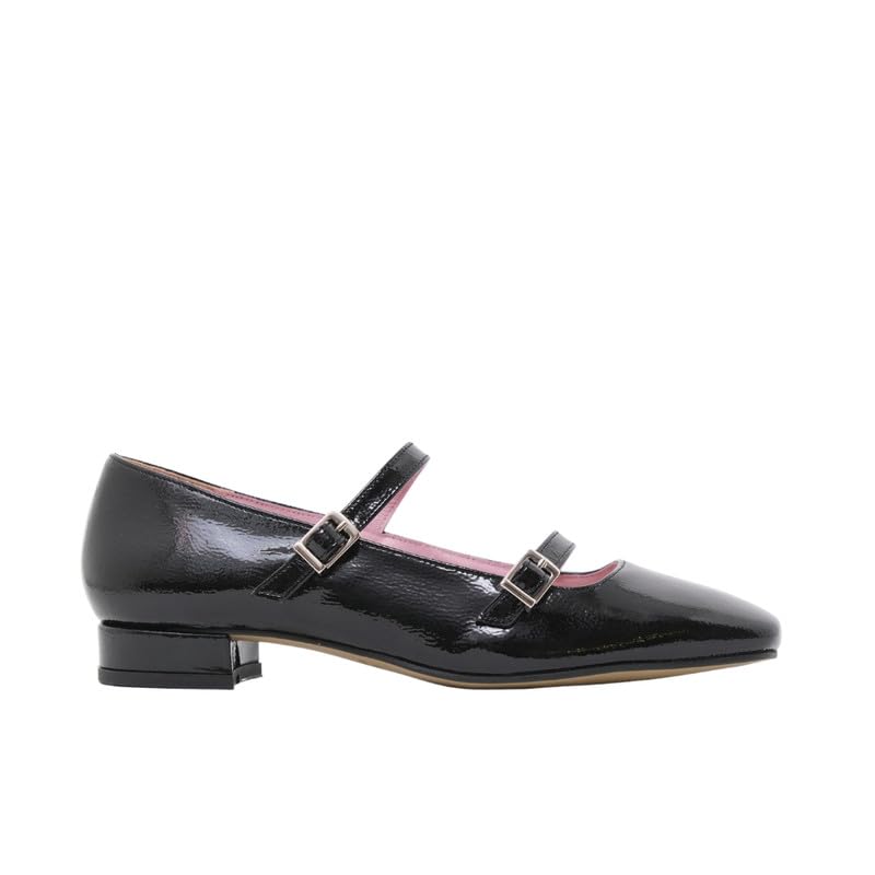 BAILARINA MARY JANE PIEL ESCOOLERS DOROTHY E2327T - 37, Negro