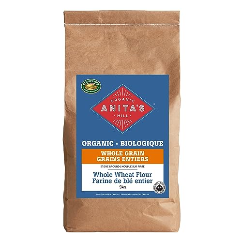 Anita's Organic Mill - Whole Grain, Organic Whole Wheat Flour, Bulk Size Bags, 5kg
