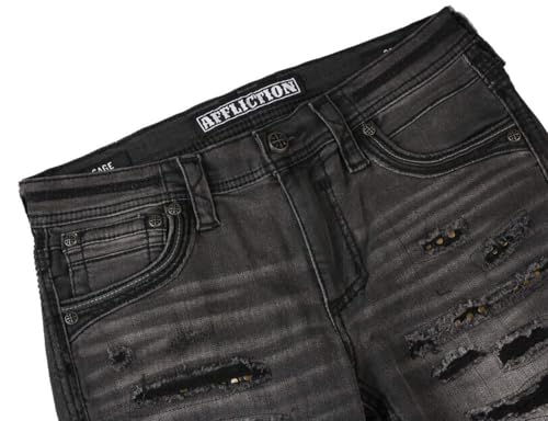 Affliction Mens Denim Jeans Gage Alchemy Inseam 34" 7