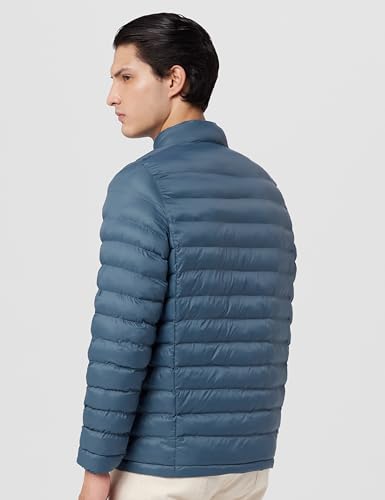 Image of Qube By Fort Collins Men's Ultralight Down Jacket - Lightweight Packable Puffer Winter Jacket for Men | Full Zip Warm Quilted Jacket with High Neck for Travel, Office & Winter Wear