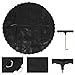 WOONEKY Trampoline Replacement Mat Outdoor Trampoline Pad Weatherproof Jumping Mat Easy Install Comfortable Pp Material