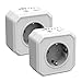 Presa ANSMANN AES1, presa intercambiabile a risparmio energetico con conto alla rovescia per termoventilatori, ferri da stiro, ecc. (intervallo di tempo regolabile) - 2 pezzi