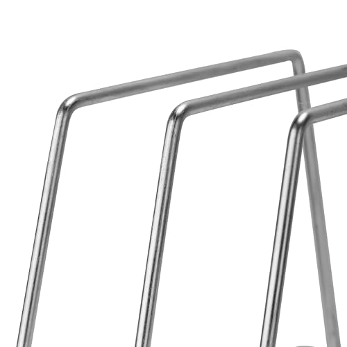 Image of 12 Section Stainless Steel Thali Plate Rack for Kitchen | Dish Drying & Organizing Stand | Countertop Plate Holder | Rust-Resistant Plate Organizer, Thali Stand (Pack of 1)