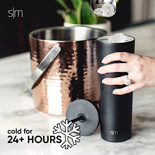Simple Modern Insulated Tumbler With Lid And Straw | Iced Coffee Cup Reusable Stainless Steel Water Bottle Travel Mug | Gifts For Women Men Her Him | Classic Collection | 28Oz | Cream Leopard #TOP4