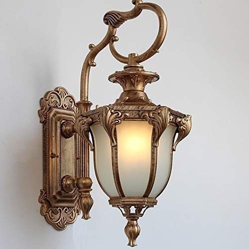 Lumière murale extérieure pour balcon et jardin, lanterne Victoria chaleureuse