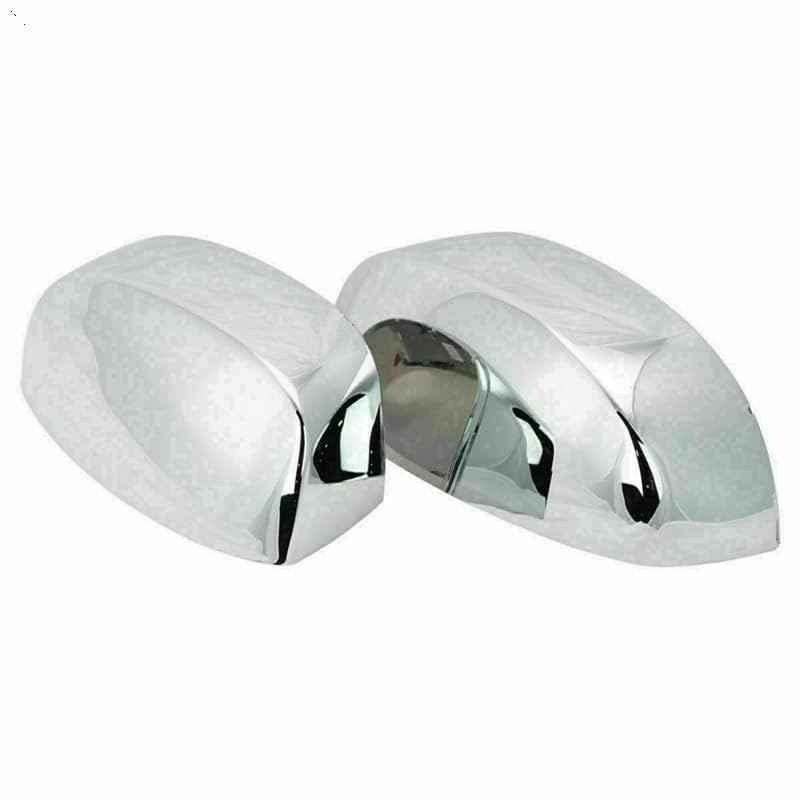 2pcs Chrome Side Rearview Mirror Cover Cap for Chevy Silverado 2007-2013 Top Mirrors Cover Replacement