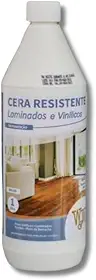 Cera Para Laminados Pisos Revitaliza Restaura Brilho W&W 1L