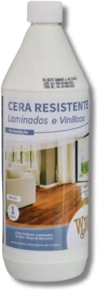 Cera Para Laminados Pisos Revitaliza Restaura Brilho W&W 1L