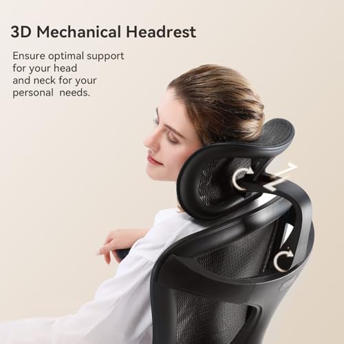 SIHOO Doro C300 Ergonomic Office Chair with Ultra Soft 3D Armrests — view 6