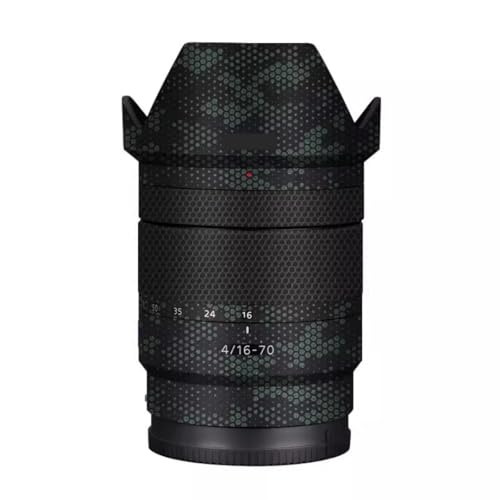 Autocollant Sony E 16-70 mm F4 ZA vinyle mamba green protection objectif photo