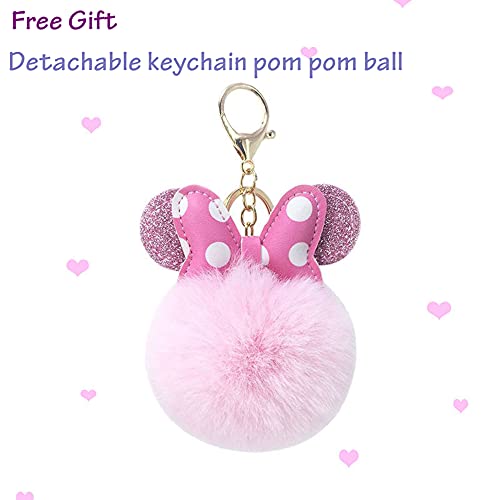 Sunwel Fashion Cutest Cartoon Toddler Sequin Bow Mouse Ears Bag Mini Travelling School Shoulder Backpack For Teen Little Girl Women (Pink) #TOP5