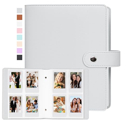 Ruibytree 320 Pocket Photo Album for Instax Mini Pictures, Compatible With 2x3 Inch Polaroid Photos, Instant Photo Storage Suitable For Family Gatherings, Travel And Photography Enthusiasts, Grey