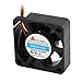 Ruilogod DC 5V 0.45W Computer CPU Cooler Wentylator 30mm x 30mm x 10mm Czarny