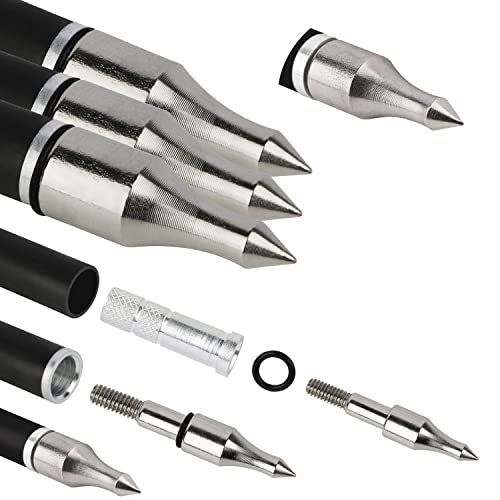 Surwolf 31" Pure Carbon Arrows Archery Hunting Arrows 250 300 350 400 500 600 Spine With Natural Feather Fletched Targeting Arrows For Compound & Recurve & Long Bow 6/12Pack (12, Blue, Spine 300) #TOP2