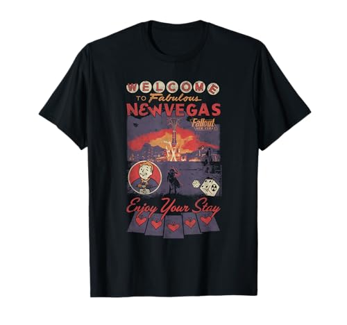 Fallout Welcome to Fabulous New Vegas Vintage Video Game T-Shirt