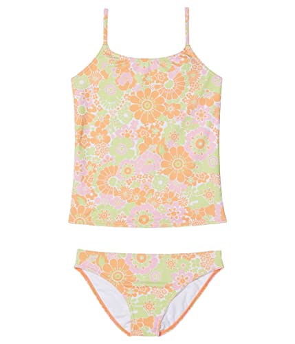 Roxy Girl's Happiness Feeling Tankini Set (Toddler/Little Kids/Big Kids) Mock Orange Piece of Paradise 5 Little Kid