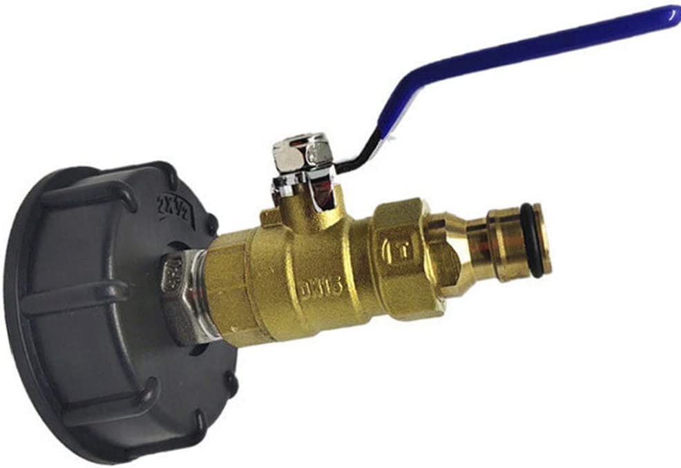 Adaptateur IBC S60X6 vanne laiton 25mm Unifizz pour robinet cuve eau mille litres