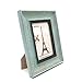 allgala 3-Pack Wood Imitation Desktop Photo Frames with Glass Face - 4X6 Inch - Country Green Style - HD61014