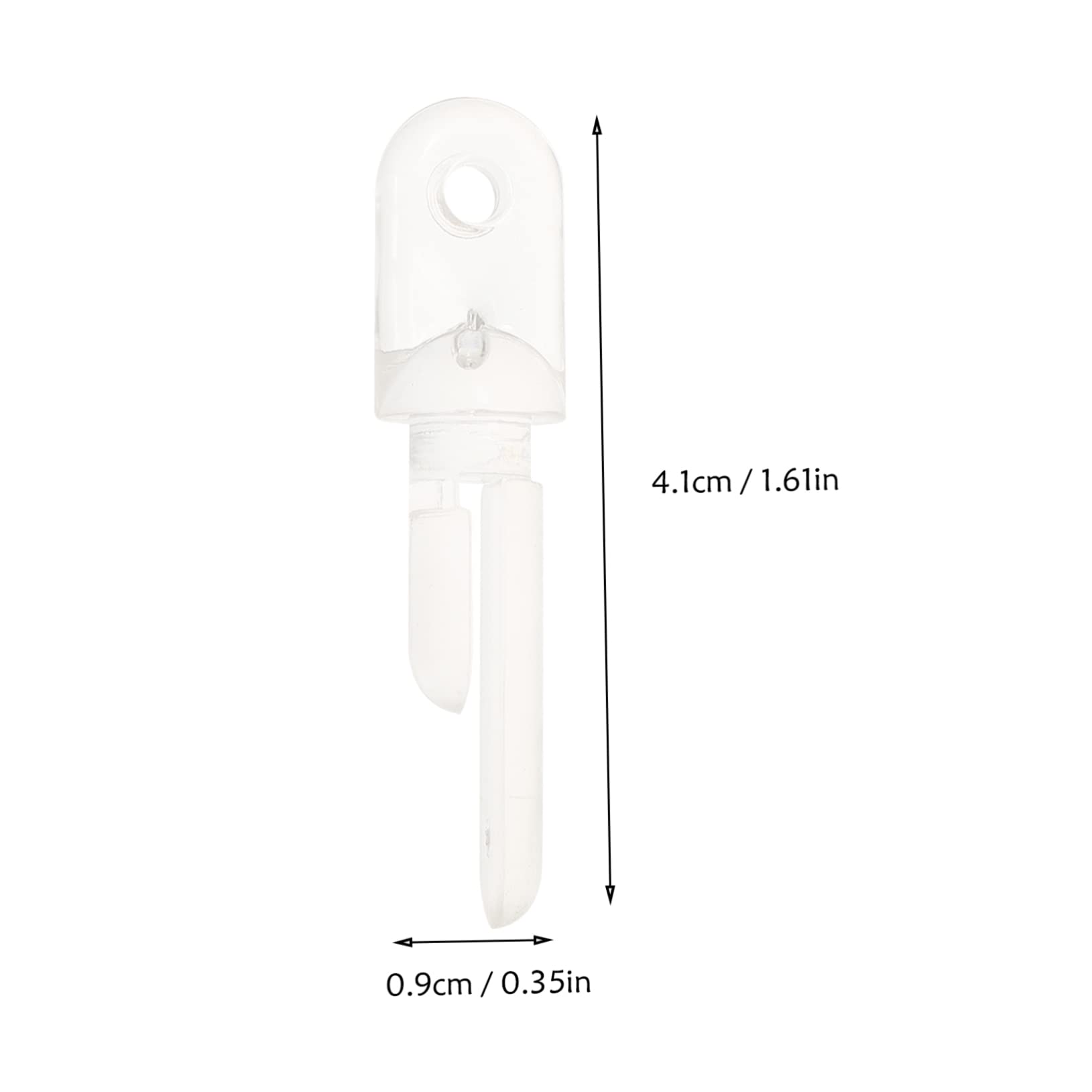 Healifty 12Pcs Window Blind Tilt Wand Tip Replacement Hooks Parts for Vertical Blinds Easy to Install Compatible with Various for Home and Office