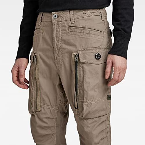 Amazon | [ジースターロゥ] カーゴパンツ メンズ リラックステーパード