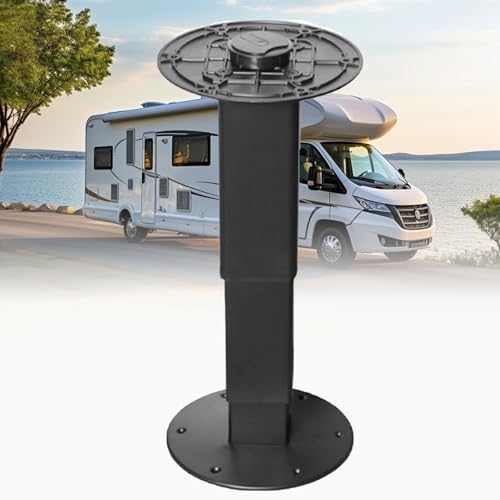 Pieds de table télescopiques pour camping-car – Levage hydraulique pneumatique réglable, aluminium robuste, 33–73 cm, facile à assembler pour yachts et...