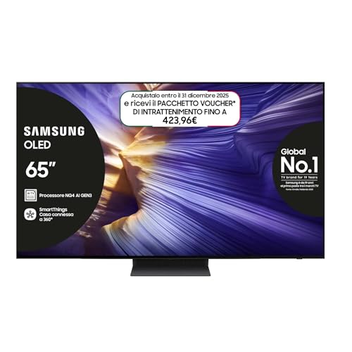 Samsung Smart TV 65'' QE65S94FATXZT OLED 4K, NQ4 AI Gen3