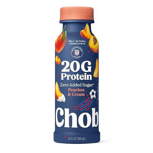 Chobani 20g Lowfat Greek Yogurt Drink Peaches & Cream 10 fl oz