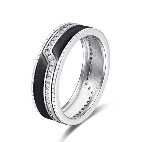 Anello flash in argento Sterling, misura 9