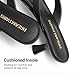 DREAM PAIRS Women’s Kitten Heel Flip Flops, Low Heel Dress Sandals with Thong Strap, Elegant Slip On Summer Shoes,Size 8,Black,SDHS26027W