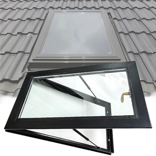 Lucarne de toit double vitrage mural en aluminium efficacité énergétique