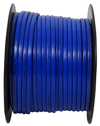 Image of Rockville R14G75MS-BL Blue 75 Foot Spool Marine /Boat 14 AWG Speaker Wire