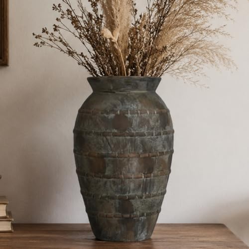 Vase en céramique marron pour salon et centres de table - 2