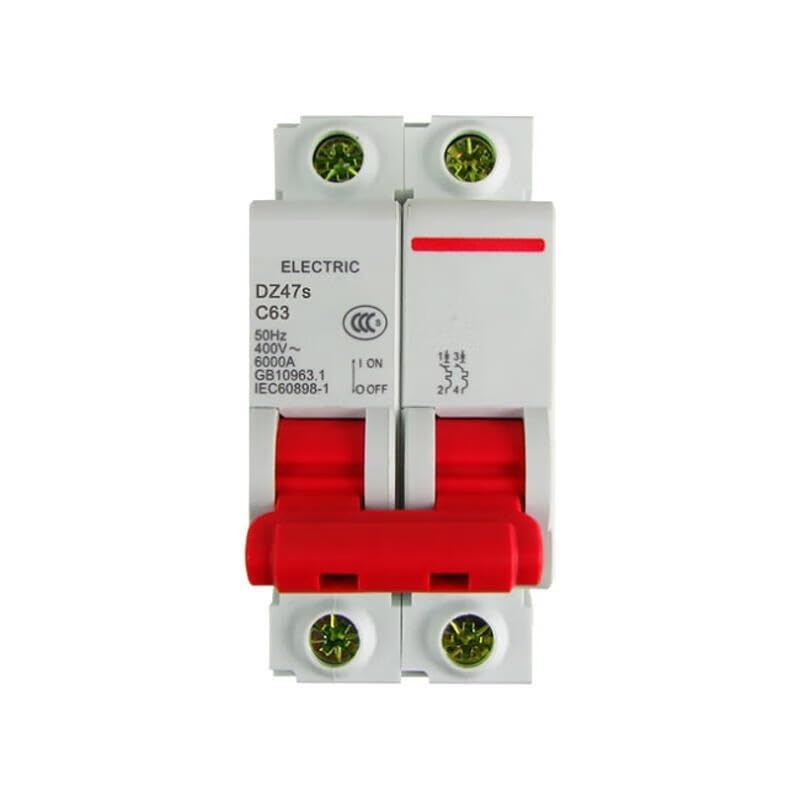 遮断器; DZ47s Cタイプ 2P 63A