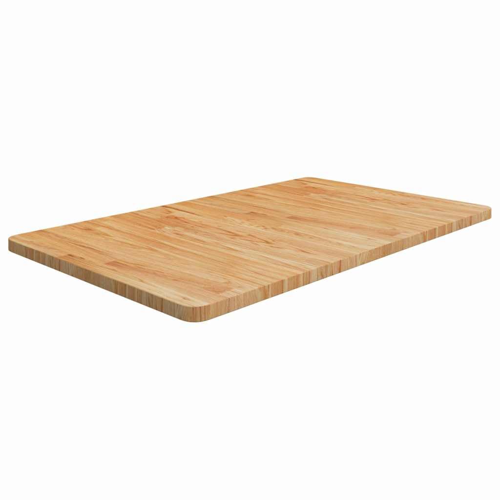 Piano per lavabo in legno massiccio di quercia, 100 x 60 x 2,5 cm, piano di lavoro da cucina, piano di lavoro per ristrutturazione, fai da te e artigianato