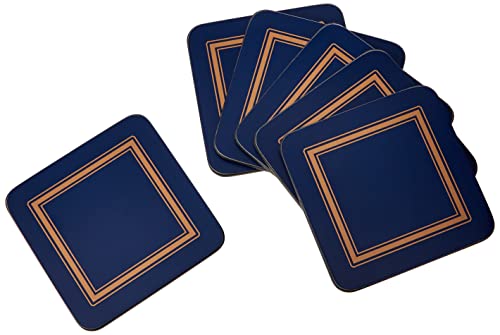Pimpernel Classic Midnight Coasters, Set of 6