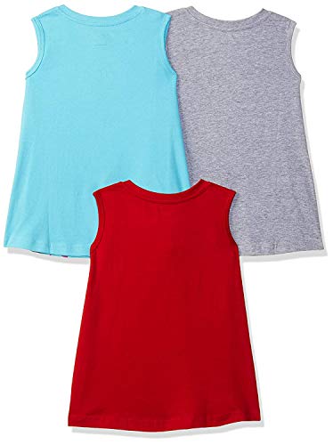 Image of SOUTH SAILOR Baby Girls Cotton a-line Dress to Years Pack of 3